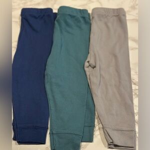 Cloud Island Kids' Leggings Set - Navy, Teal, Gray